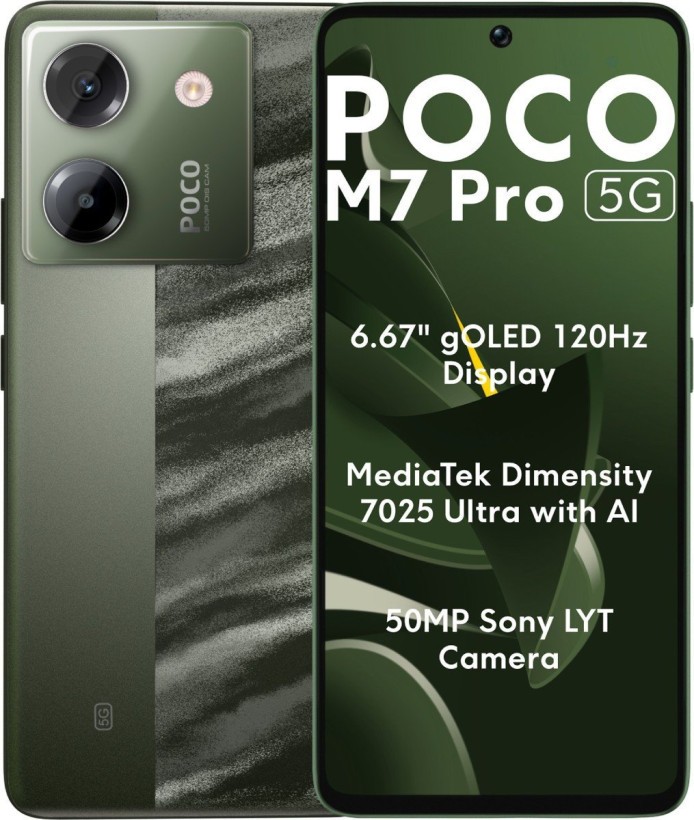 Смартфон POCO M7 Pro 5G 6/128GB Green (Global EU)