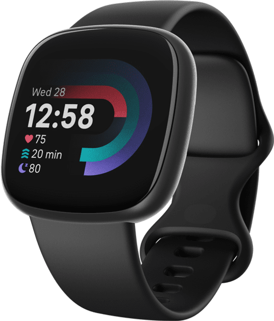 Смарт-годинник Fitbit Versa 4 Black/Graphite (FB523BKBK)  Фото №0