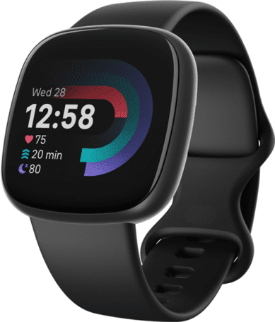 Смарт-годинник Fitbit Versa 4 Black/Graphite (FB523BKBK)  Фото №0