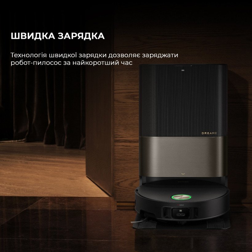Робот-пылесос с влажной уборкой Dreame X50 Ultra Black (RLX85CE-6-BL)  Фото №0