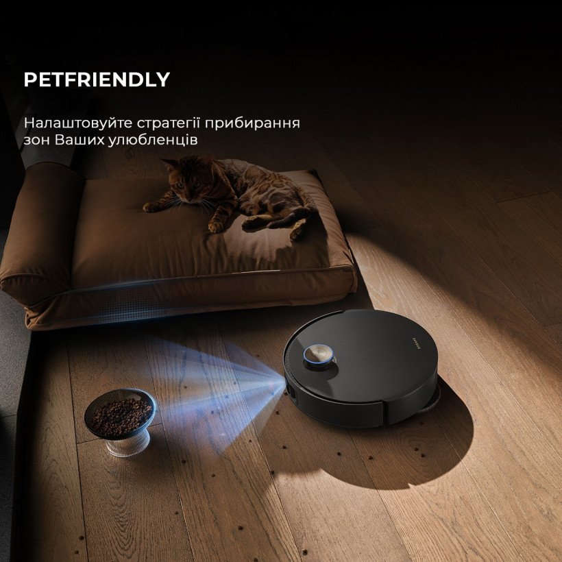 Робот-пылесос с влажной уборкой Dreame X50 Ultra Black (RLX85CE-6-BL)  Фото №6