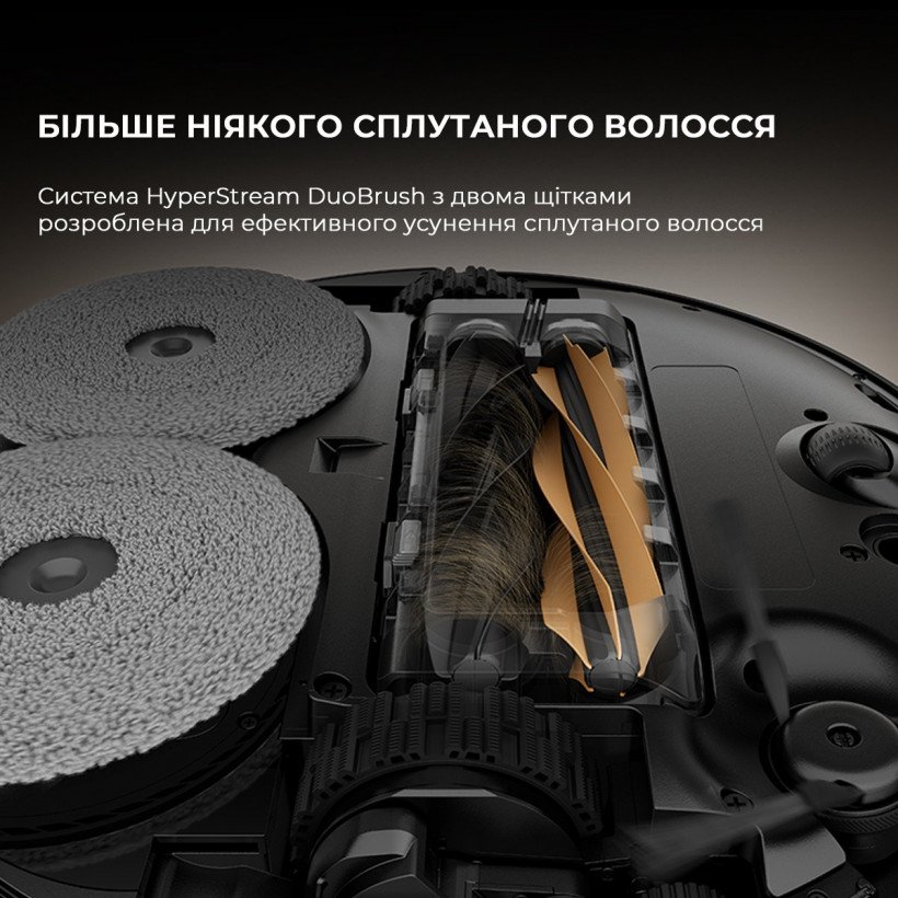 Робот-пылесос с влажной уборкой Dreame X50 Ultra Black (RLX85CE-6-BL)  Фото №9