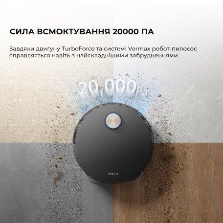 Робот-пылесос с влажной уборкой Dreame X50 Ultra Black (RLX85CE-6-BL)  Фото №8