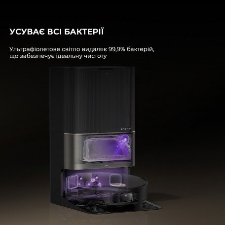 Робот-пылесос с влажной уборкой Dreame X50 Ultra Black (RLX85CE-6-BL)  Фото №11