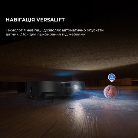 Робот-пылесос с влажной уборкой Dreame X50 Ultra Black (RLX85CE-6-BL)  Фото №18