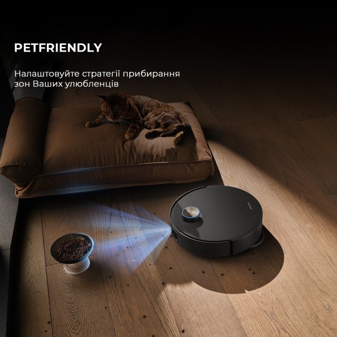 Робот-пылесос с влажной уборкой Dreame X50 Ultra Black (RLX85CE-6-BL)  Фото №6
