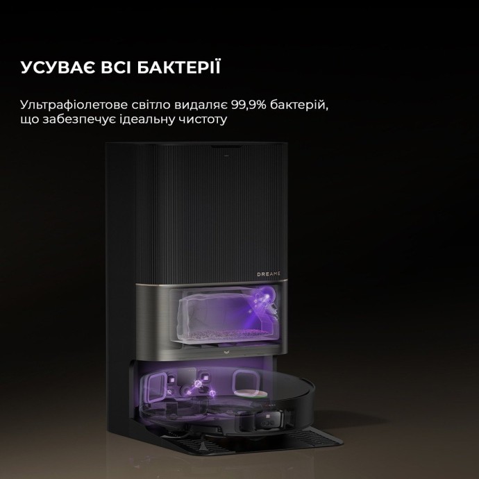 Робот-пылесос с влажной уборкой Dreame X50 Ultra Black (RLX85CE-6-BL)  Фото №11