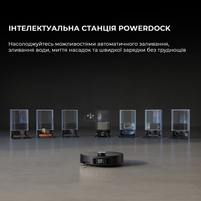 Робот-пылесос с влажной уборкой Dreame X50 Ultra Black (RLX85CE-6-BL)  Фото №16