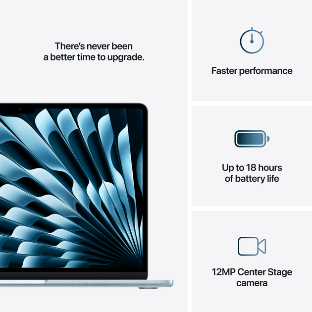 Ноутбук Apple MacBook Air 13,6&quot; 2025 Sky Blue (MC6U4)  Фото №8