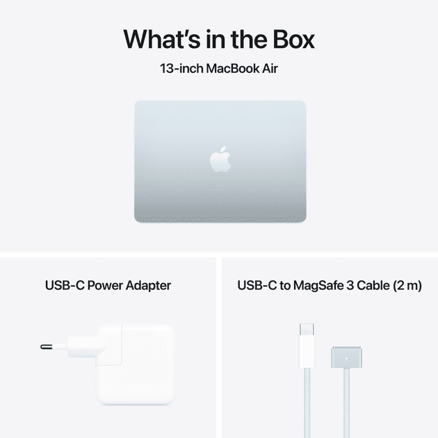 Ноутбук Apple MacBook Air 13,6&quot; 2025 Sky Blue (MC6V4)  Фото №9