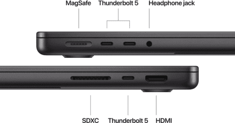 Ноутбук Apple MacBook Pro 14&quot; Late 2024 M4 Pro Space Black (Z1FE000NU)  Фото №5