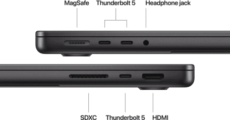 Ноутбук Apple MacBook Pro 14&quot; Late 2024 M4 Pro  Space Black (Z1FE000YA)  Фото №5