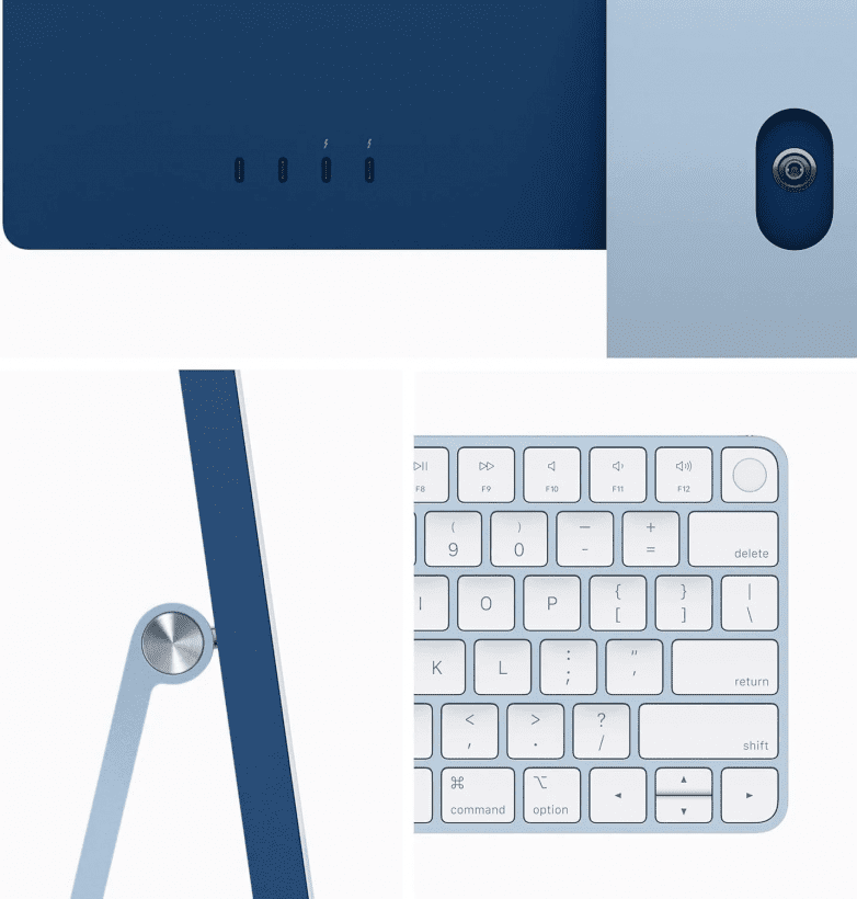Моноблок Apple iMac 24 M3 Blue (MQRC3) (Open)  Фото №3