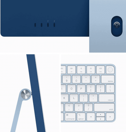 Моноблок Apple iMac 24 M3 Blue (MQRC3) (Open)  Фото №3