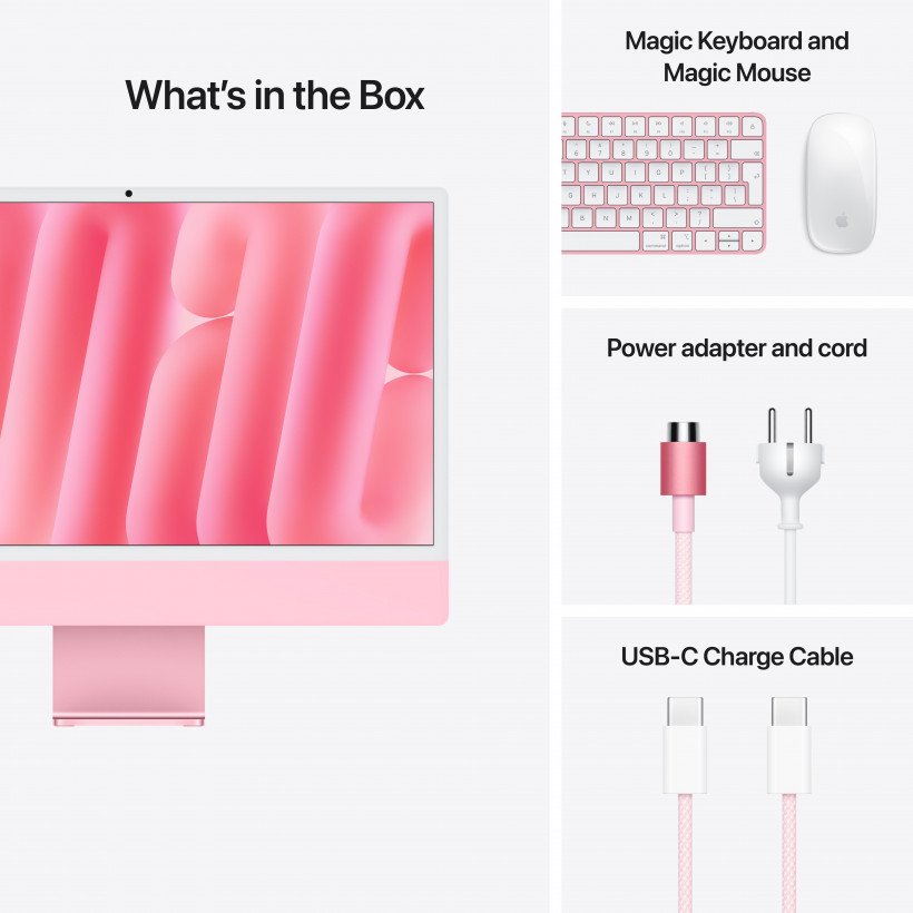 Моноблок Apple iMac 24 M4 Pink (MWUG3)  Фото №6