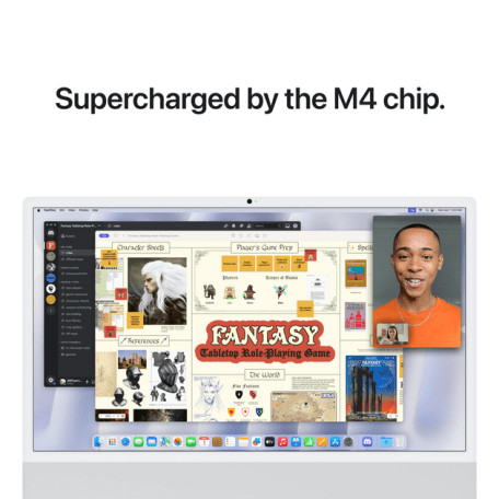 Моноблок Apple iMac 24 M4 Silver (MWUV3) (DE)  Фото №4