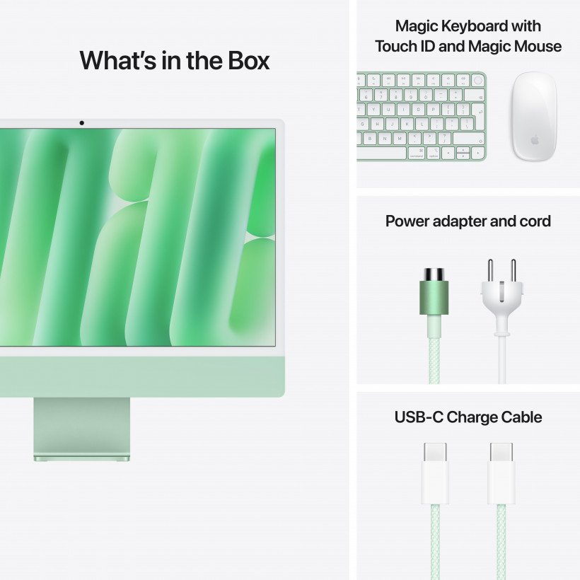 Моноблок Apple iMac 24 M4 Green (MWV03)  Фото №6