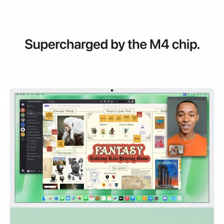 Моноблок Apple iMac 24 M4 Green (MWV03)  Фото №3