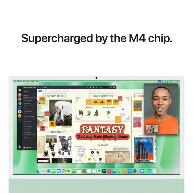 Моноблок Apple iMac 24 M4 Green (MD2Q4)  Фото №3