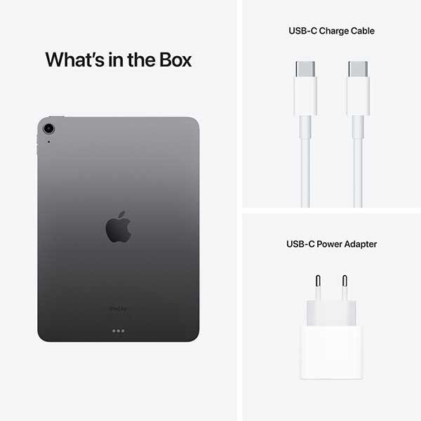 Планшет Apple iPad Air 2022 Wi-Fi 256GB Space Gray (MM9L3) (CPO)  Фото №3
