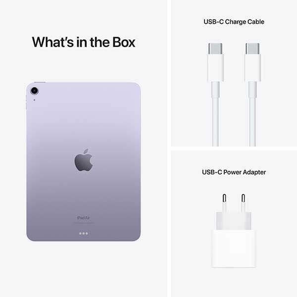 Планшет Apple iPad Air 2022 Wi-Fi 256GB Purple (MME63) (CPO)  Фото №3