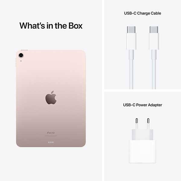 Планшет Apple iPad Air 2022 Wi-Fi 256GB Pink (MM9M3) (CPO)  Фото №3