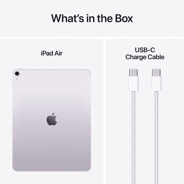 Планшет Apple iPad Air 13 2025 Wi-Fi + Cellular 256GB Purple (MCJ84)  Фото №8