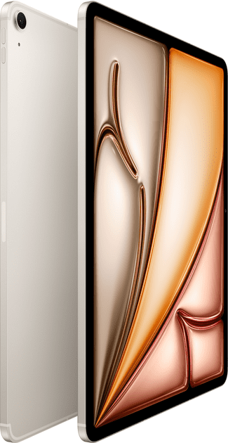 Планшет Apple iPad Air 13 2025 Wi-Fi + Cellular 256GB Starlight (MCJ74)  Фото №0