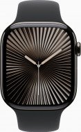 Смарт-часы Apple Watch Series 10 GPS + Cellular 46mm Slate Titanium Case w. Black Sport Band - M/L (MWYE3) (USA) 