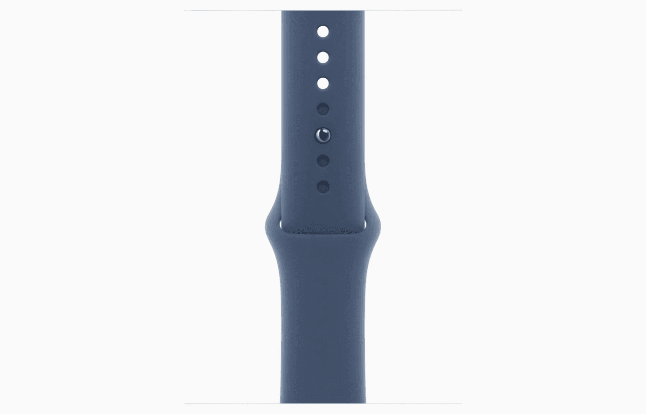 Смарт-часы Apple Watch Series 10 GPS 42mm Jet Black Aluminum Case w. Denim Sport Band S/M (MWWX3+MXLE3)  Фото №0