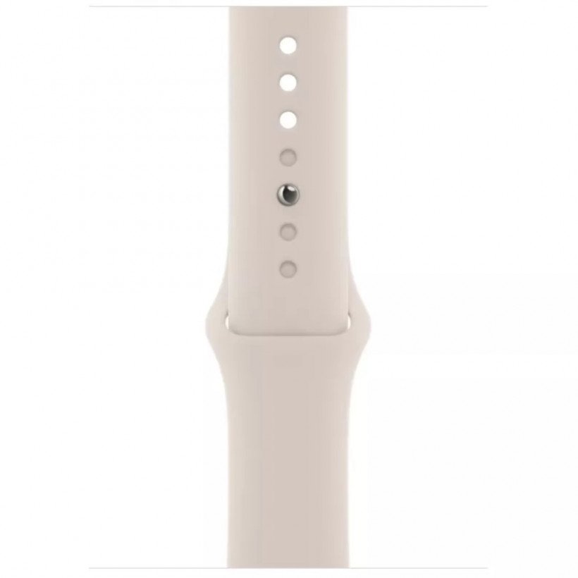 Смарт-часы Apple Watch Series 8 GPS 45mm Starlight Aluminum Case with Starlight Sport Band (MNP23, MNUQ3) (SWAP)  Фото №1