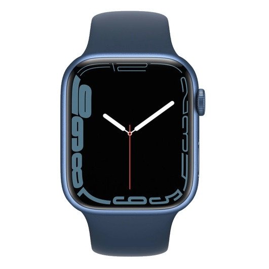 Смарт-годинник Apple Watch Series 7 GPS 45mm Blue Aluminum Case With Blue Sport Band (MKN83) (SWAP)