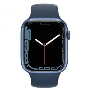 Смарт-часы Apple Watch Series 7 GPS 45mm Blue Aluminum Case With Blue Sport Band (MKN83) (SWAP)