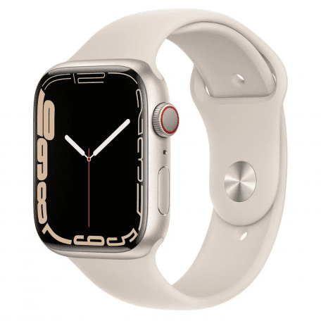 Смарт-годинник Apple Watch Series 7 GPS 41mm Starlight Aluminum Case With Starlight Sport Band (MKMY3) (SWAP)  Фото №0