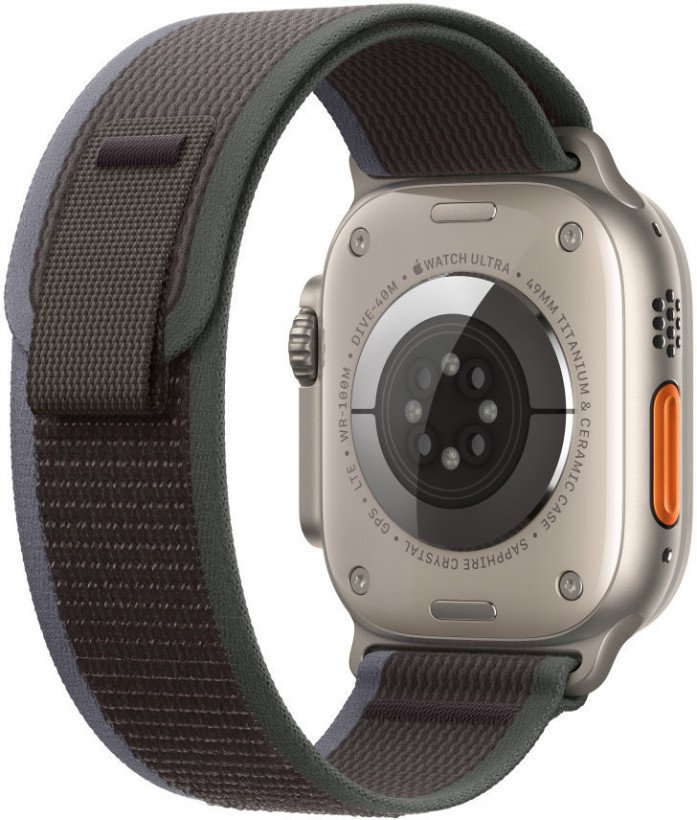 Ремешок Apple Trail Loop Band S/M для Watch 49mm - Blue/Black (MT613)  Фото №0