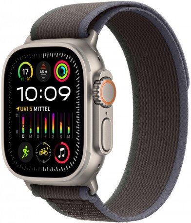Ремешок Apple Trail Loop Band S/M для Watch 49mm - Blue/Black (MT613)  Фото №2