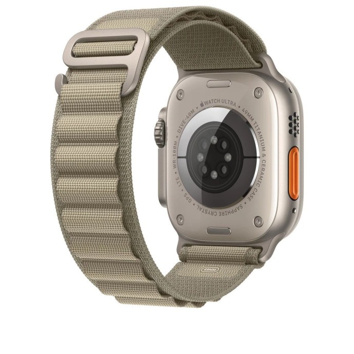 Ремінець Apple Alpine Loop Band Small для Apple Watch 49mm - Olive (MT5T3)  Фото №2