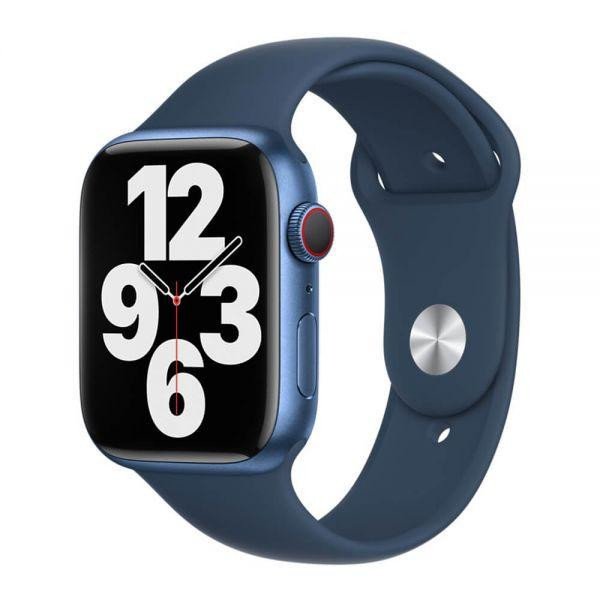 Ремінець Apple Ремінець for Watch 45mm - Sport Band Abyss Blue - Regular (MKUW3)
