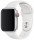 Ремінець Apple Sport Band White for Apple Watch 38mm/40mm (MTP52)  Фото №1