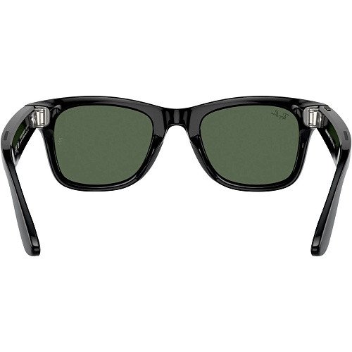 Смарт-окуляри Ray-Ban Meta Wayfarer Large - Shiny Black / G-15 Green (RW4008 601/71 53-22)  Фото №3