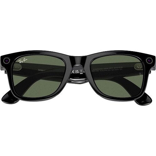 Смарт-окуляри Ray-Ban Meta Wayfarer Large - Shiny Black / G-15 Green (RW4008 601/71 53-22)  Фото №4