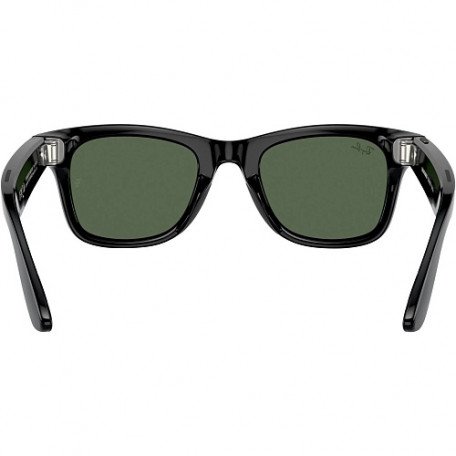 Смарт-окуляри Ray-Ban Meta Wayfarer Large - Shiny Black / G-15 Green (RW4008 601/71 53-22)  Фото №3
