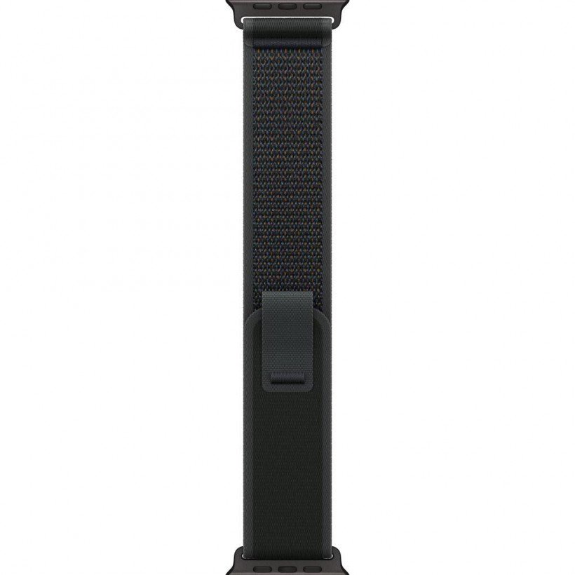 Ремінець Apple Ремінець Trail Loop Black - Black Titanium Finish для Watch 44/45/46/49mm - M/L (MYQ63)