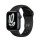 Смарт-часы Apple Watch Nike Series 7 GPS 41mm Midnight Aluminum Case w. Anthracite/Black Nike Sport Band (MKN43)  Фото №0
