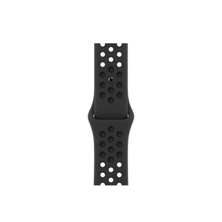 Смарт-часы Apple Watch Nike Series 7 GPS 41mm Midnight Aluminum Case w. Anthracite/Black Nike Sport Band (MKN43)  Фото №1