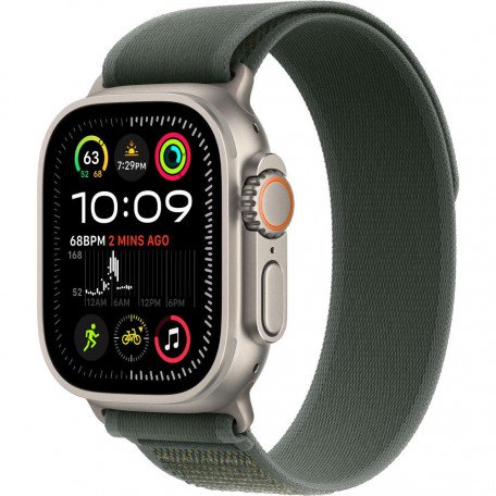 Смарт-годинник Apple Watch Ultra 2 GPS + Cellular 49mm Natural Titan. Case w. Green Trail Loop - S/M (MYT73+MXTN3)