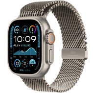 Смарт-часы Apple Watch Ultra 2 GPS + Cellular 49mm Natural Titanium Case w. N. Titanium Milanese Loop - S (MX4M3) 