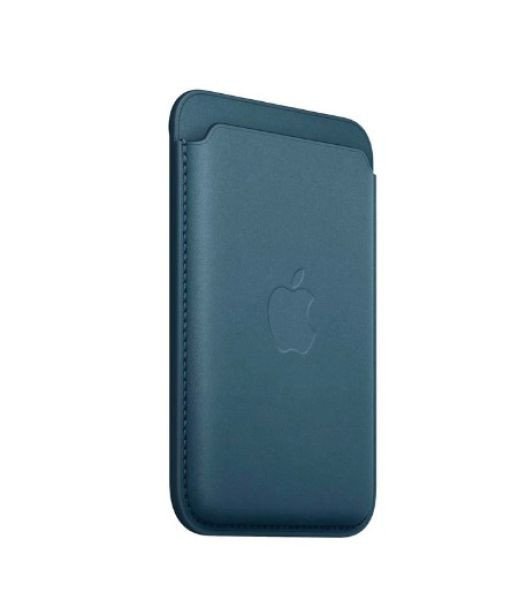 Чехол для пластиковых карт Apple iPhone FineWoven Wallet with MagSafe - Pacific Blue (MT263)  Фото №0