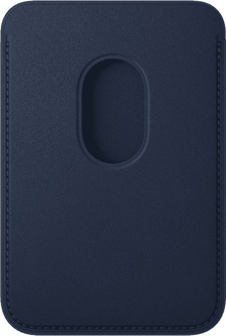 Чохол для пластикових карт Apple iPhone FineWoven Wallet with MagSafe - Deep Blue (MA6X4)  Фото №0