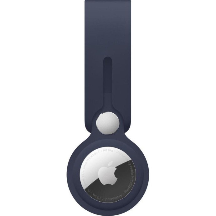 Чохол для пошукового брелка Apple AirTag Loop Deep Navy (MHJ03)